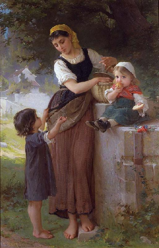 Emile Munier May I Have One Too oil painting image